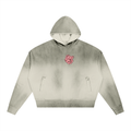 Unisex Sunfade Distressed Boxy Hoodie