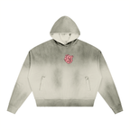 Unisex Sunfade Distressed Boxy Hoodie