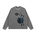 Unisex Vintage Wash Boxy  Waffle T-Shirt