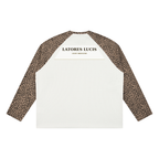 Fertility Goddess-Unisex Leopard Panel Waffle T-Shirt