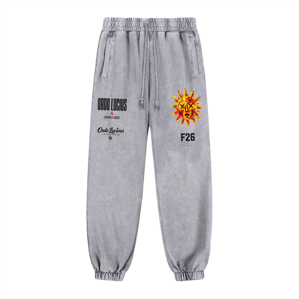 Lightbringersof2morro Snow Wash Heavyweight Jogged Sweatpants