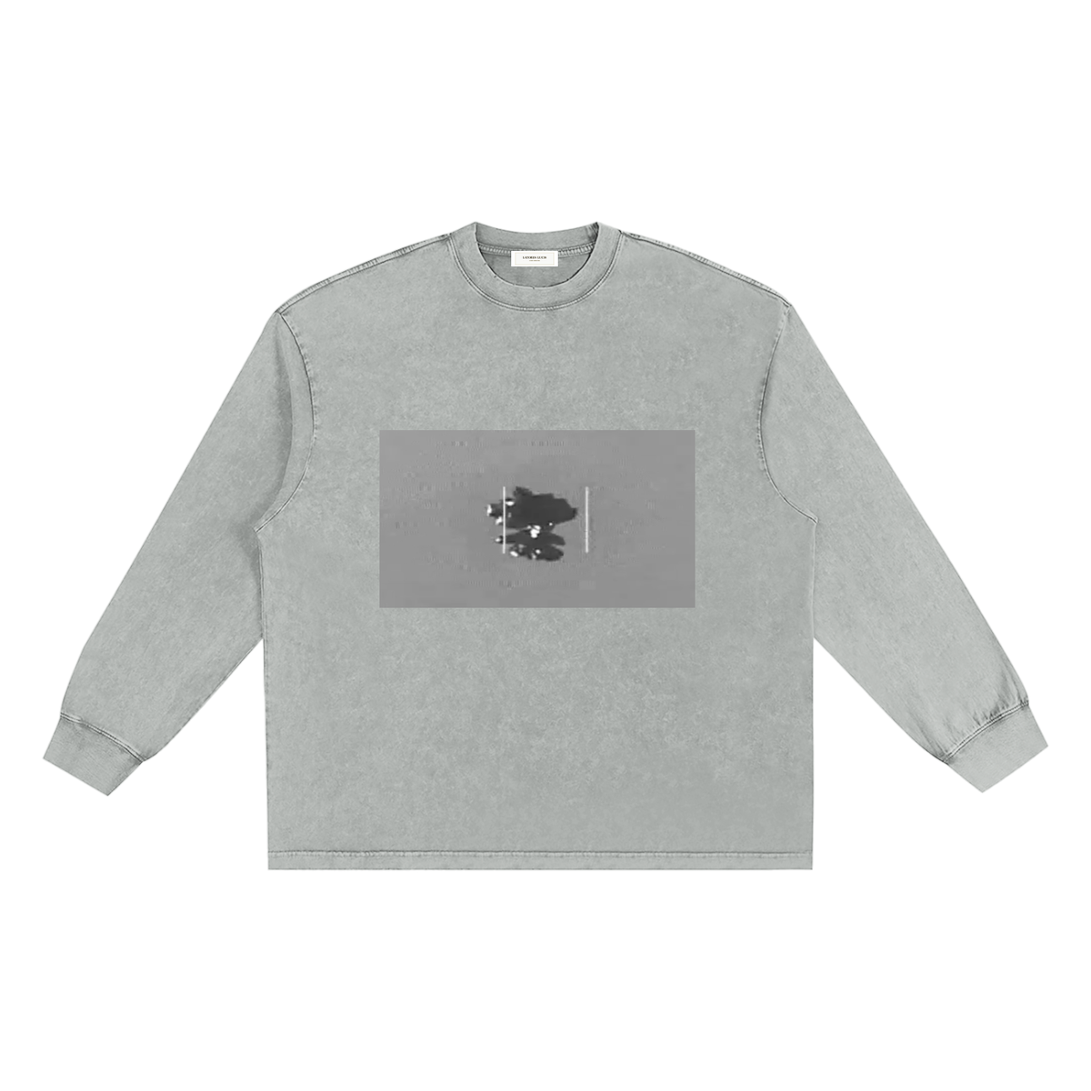 Snow Washed Frayed Edge T-Shirt
