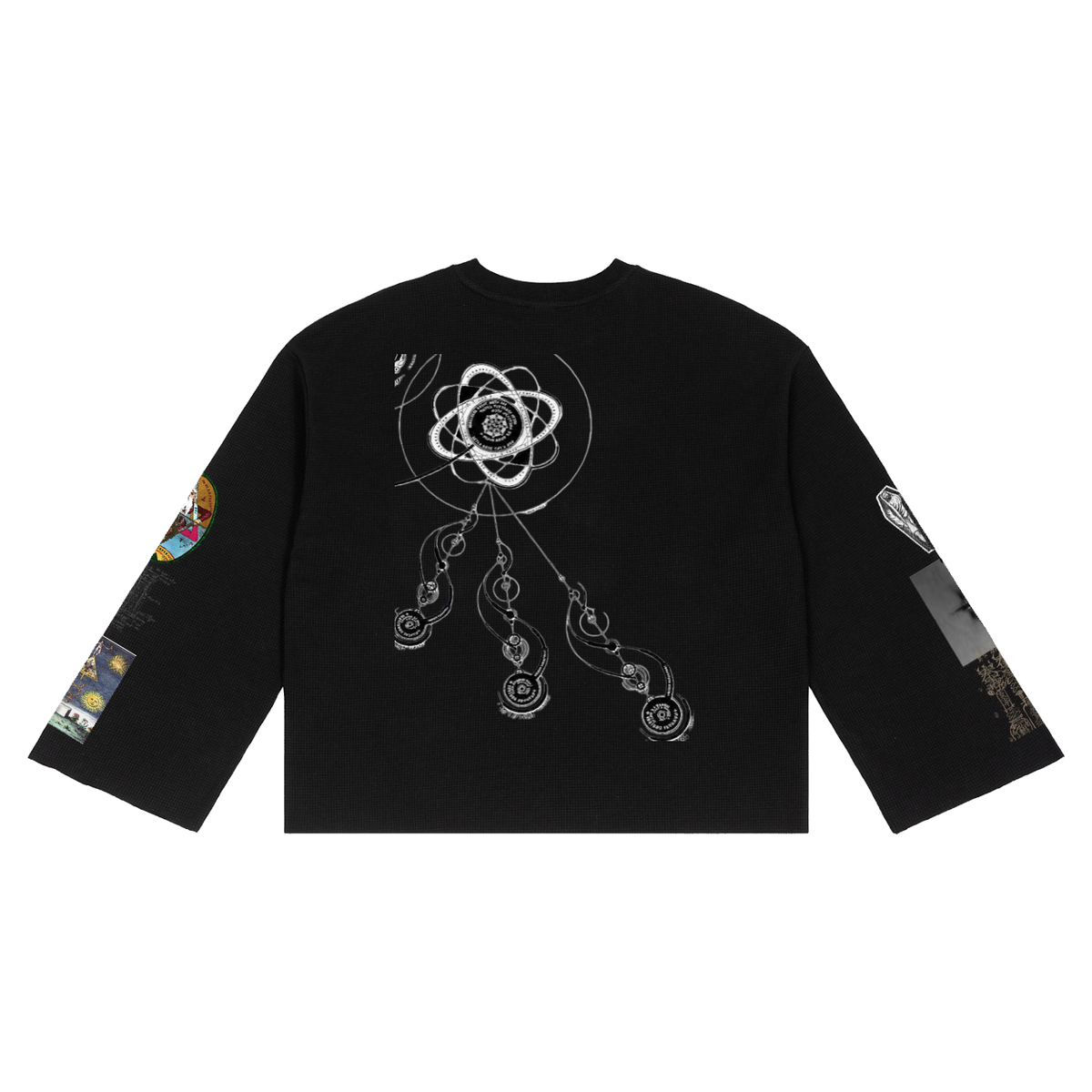 Talismanic shirt -Unisex Waffle Raw Edge T-Shirt