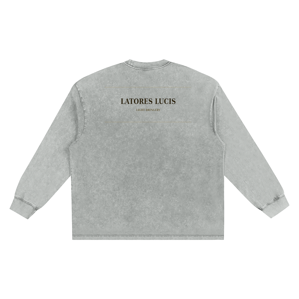 Snow Washed Frayed Edge T-Shirt