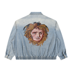 Greco-Roman style jacket - Unisex Vintage Wash Full-Zip Denim Jacket