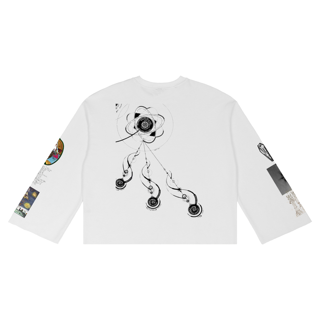 Talismanic shirt -Unisex Waffle Raw Edge T-Shirt
