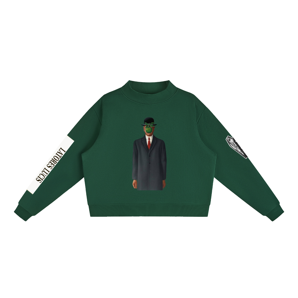 the occultist- Essential Fleece Mock-Neck Crew Sweatshirt