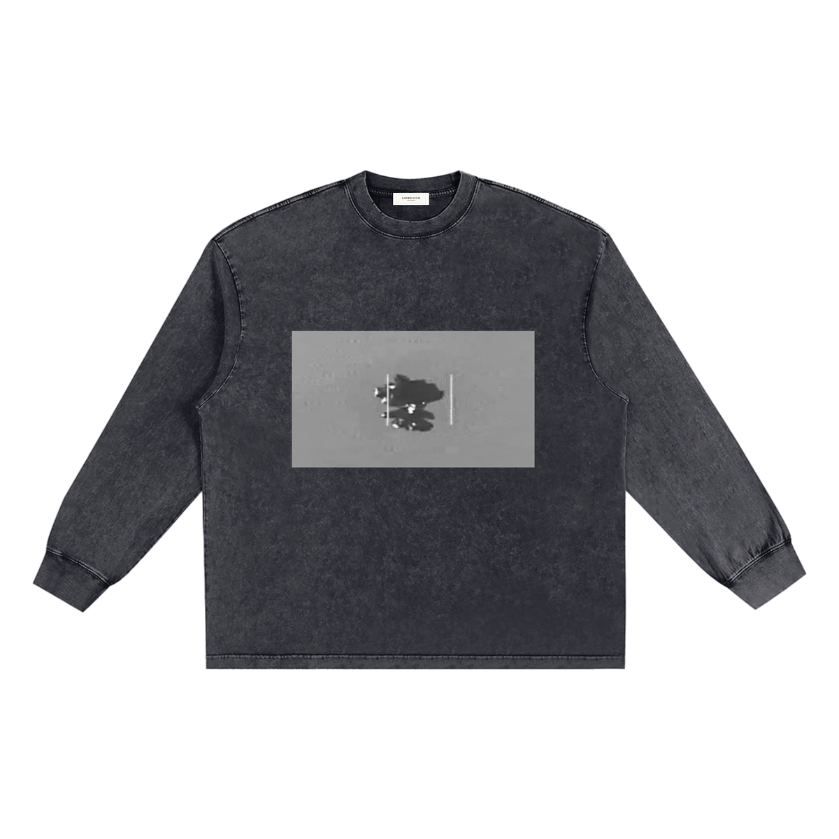 Snow Washed Frayed Edge T-Shirt