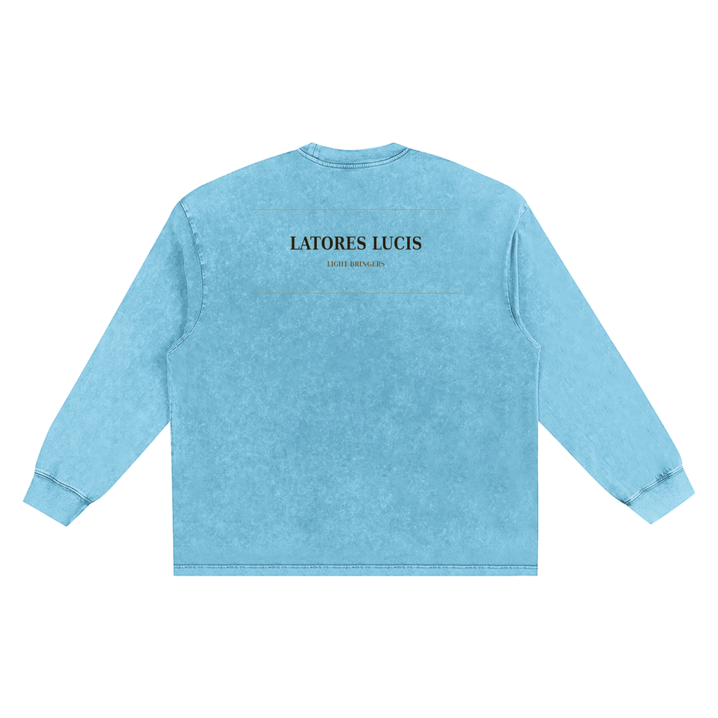 Snow Washed Frayed Edge T-Shirt