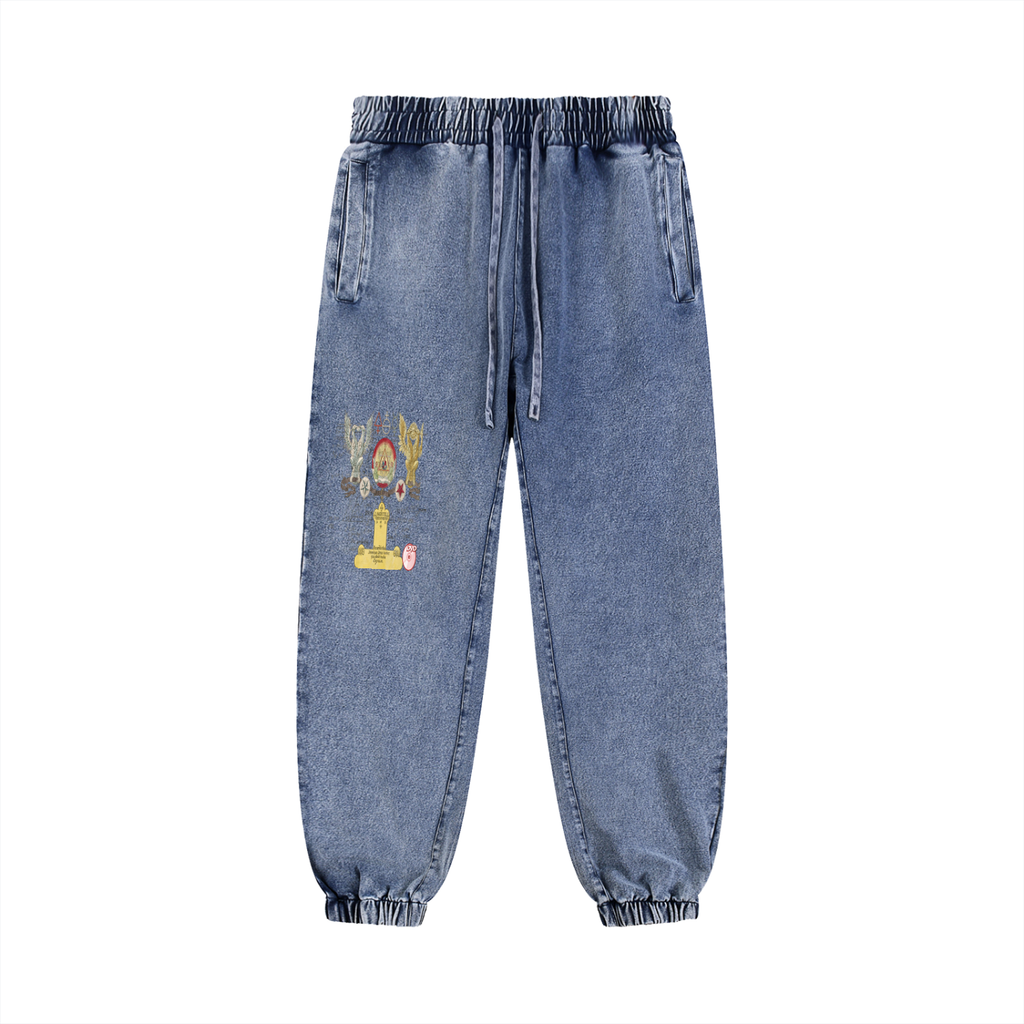 Just some cool pants-Snow Wash Jogged Sweatpants