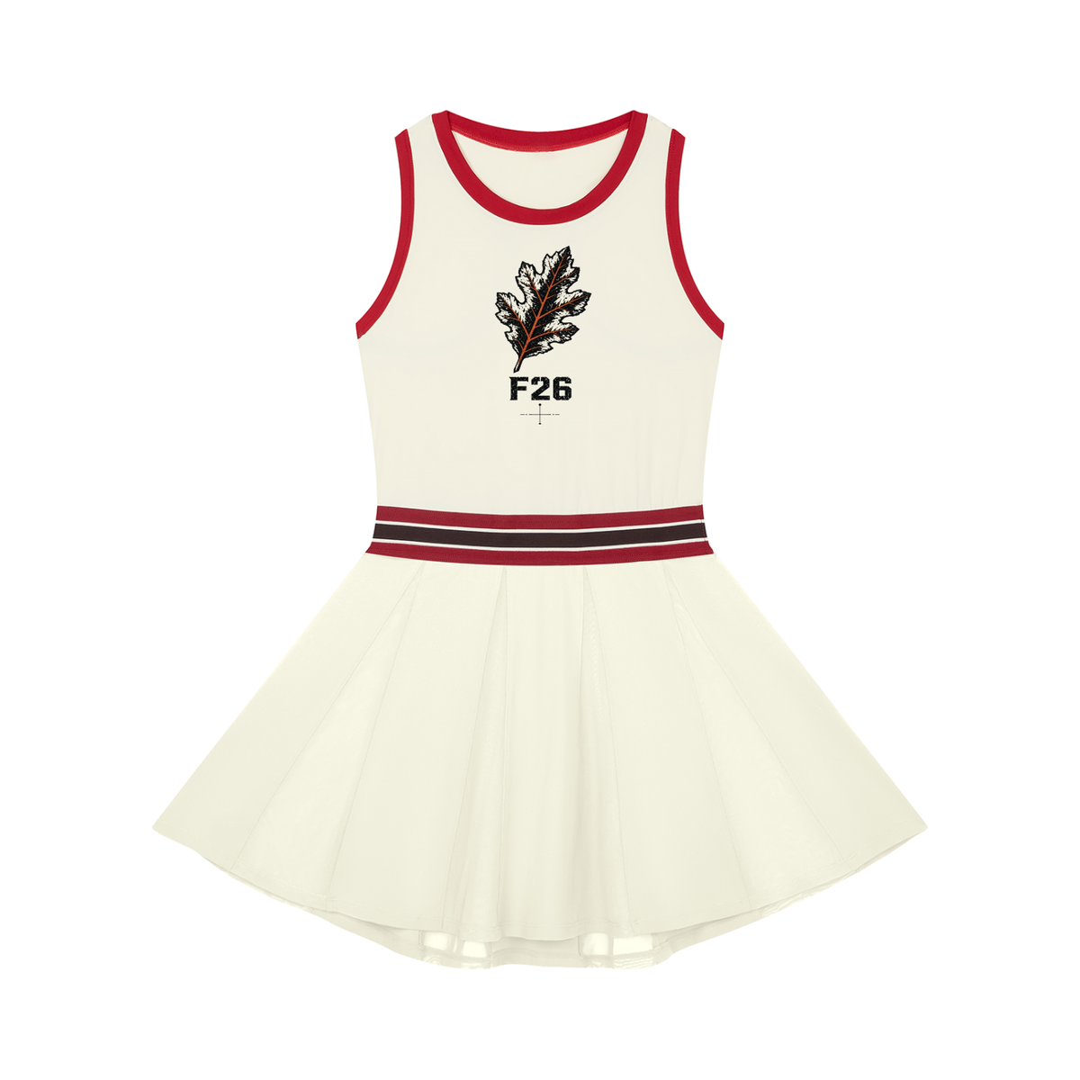 Fall winter dress-Women's Color Block A-Line Sleeveless Dress