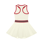 Fall winter dress-Women's Color Block A-Line Sleeveless Dress