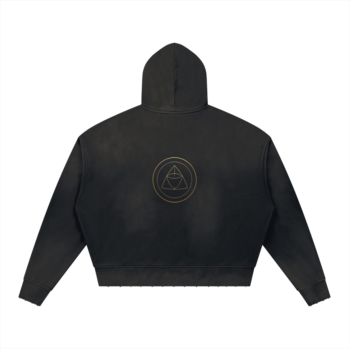 Why not -Unisex Sunfade Distressed Boxy Hoodie