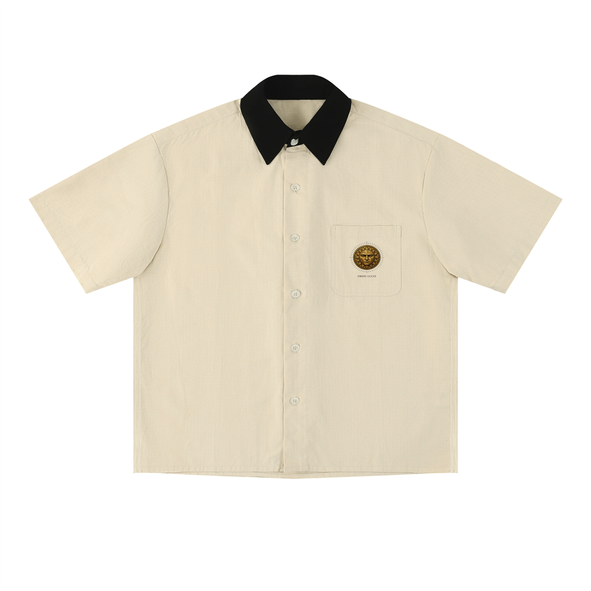 Unisex Color Block Short Sleeve Shirt