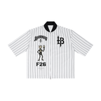 Lightbringersof2morro baseball jacket-Unisex Striped Full-Zip Baseball Jersey