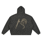 Lightbringersof2morro hoodie Unisex Leopard Print Waffle Full Zip Hoodie